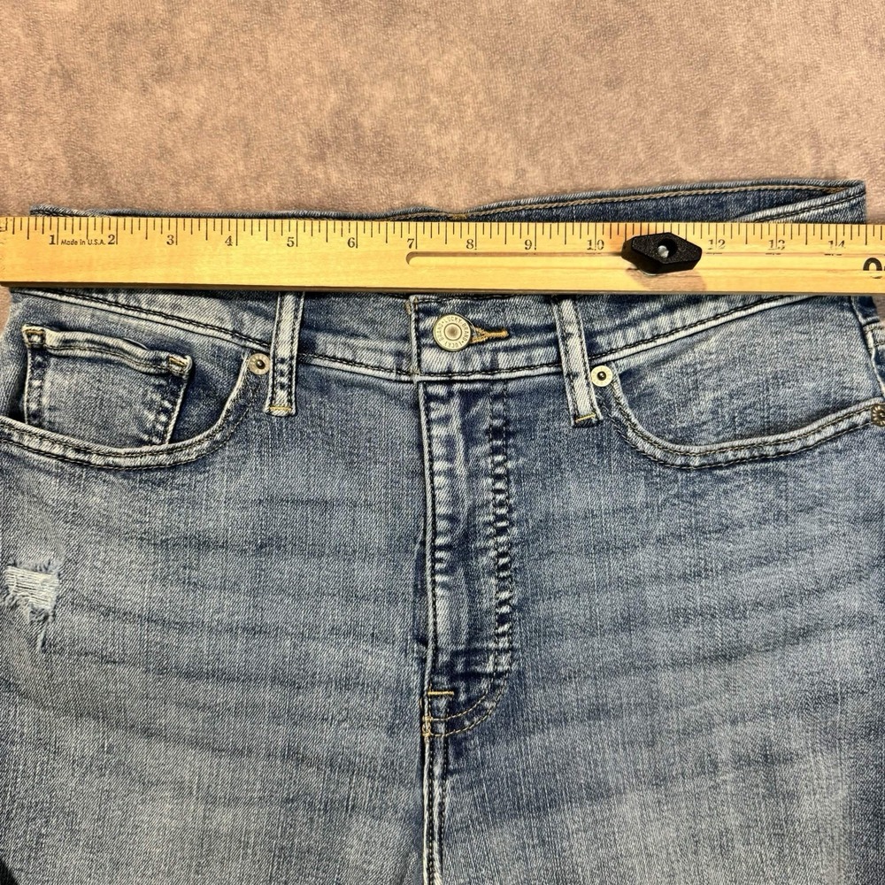 Lucky Brand Stevie Jeans Women's 8/29 Blue High Rise Flare Boho Hippie Festival - Picture 5 of 9